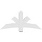 Ekena Millwork Davenport Architectural Grade PVC Gable Bracket, 60"W x 27 1/2"H x 6"D x 6"F, 11/12 Pitch GBP060X28X0606DAV00 - alternate 2